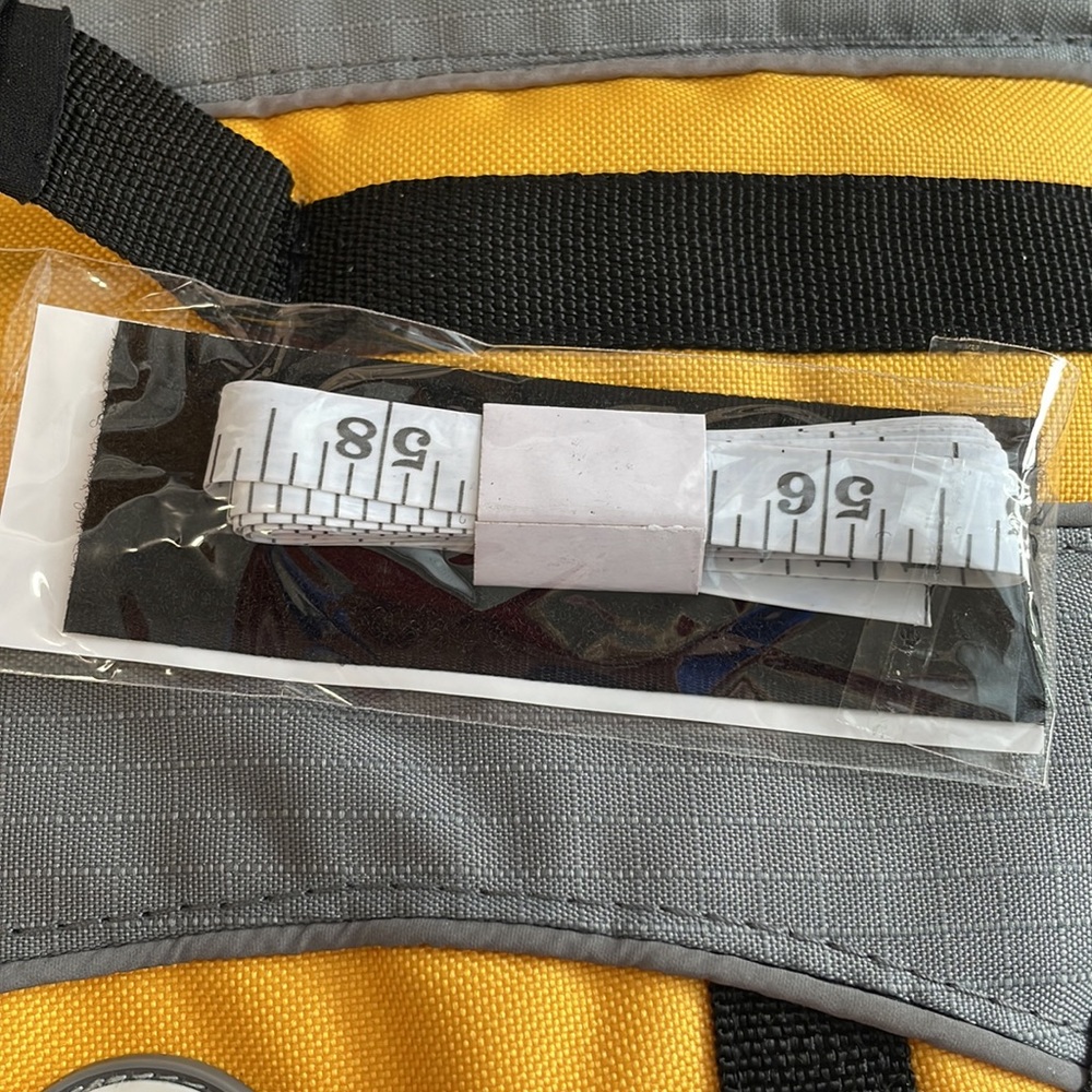 ๐HP๐ VIVAGLORY Dog Life Jacket Extra Padding Pet Safety Vest Yellow/Gray Sz S - Picture 12 of 12